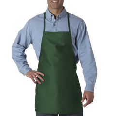 Custom UltraClub Men's Forest Large Two-Pocket Apron