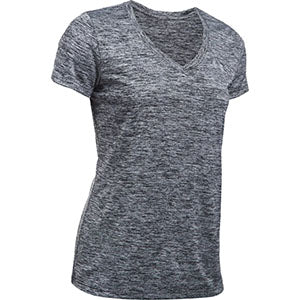 Branded Under Armour Women's Black UA Tech Twist V-Neck