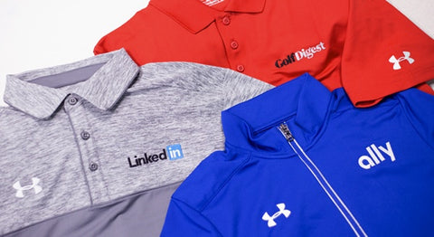 Custom Embroidered Under Armour Polos and Sweatshirts
