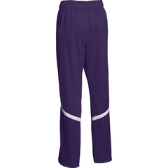 Under Armour Women's Purple White Qualifier Warm-Up Pant