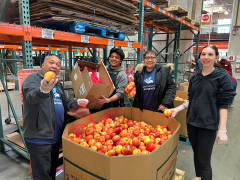 Merchology Volunteers at the Food Bank of Northern Nevada