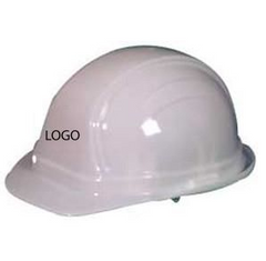 OccuNomix White Regular Brim Hard Hat (Ratchet Suspension)