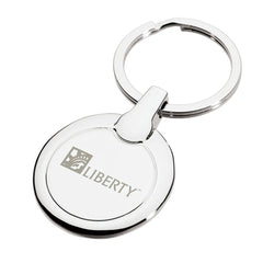 Custom Valumark Silver Perspective Vi Keyring