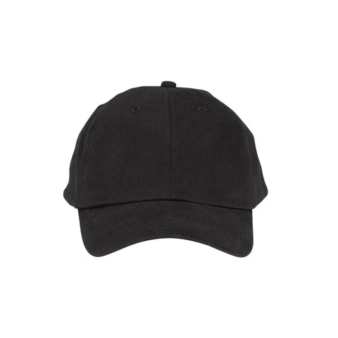 Branded Vantage Men's Black Solid Lightweight Brushed Twill Cap