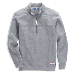 Vineyard Vines Men's Charcoal Collegiate Shep Quarter Zip