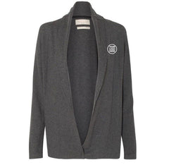 Weatherproof Women's Charcoal Heather Cotton Cashmere Cardigan