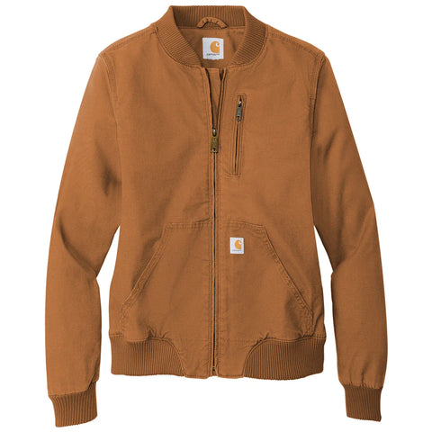 Custom Carhartt Women's Brown Rugged Flex Crawford Jacket