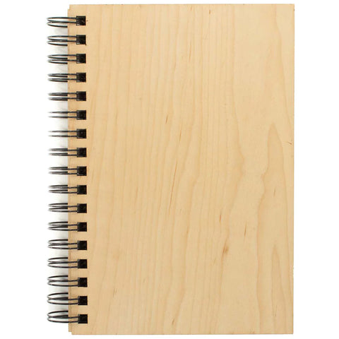 Custom Woodchuck USA Birch Spiral Journal