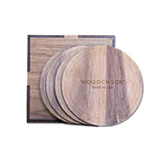 Custom Woodchuck USA Coasters