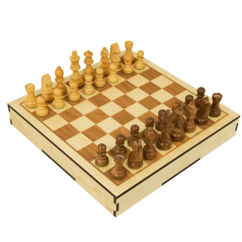 Custom Woodchuck USA Maple Wood Chess set