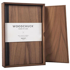 Custom Woodchuck USA Walnut Wood Journal Box + Journal