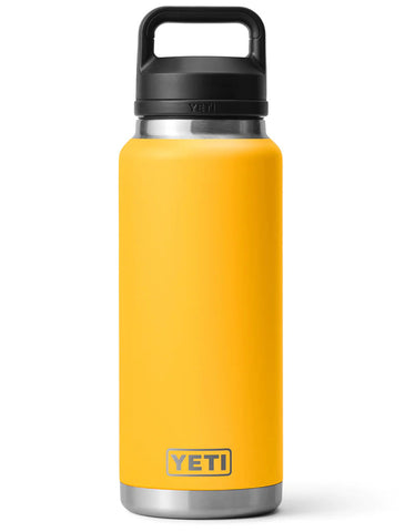 Laser Engraved YETI Alpine Yellow 36 oz. Bottle