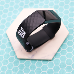 Custom Fitbit Fitness Tracker with Pad Printed Company Logo