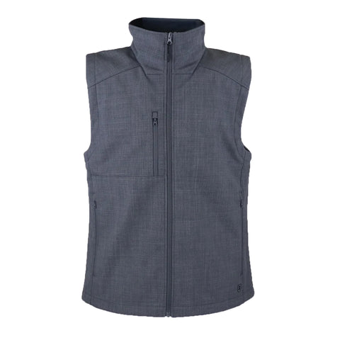 Custom Zusa 3 Day Men's Charcoal Cross-Hatch Wanderlust Vest