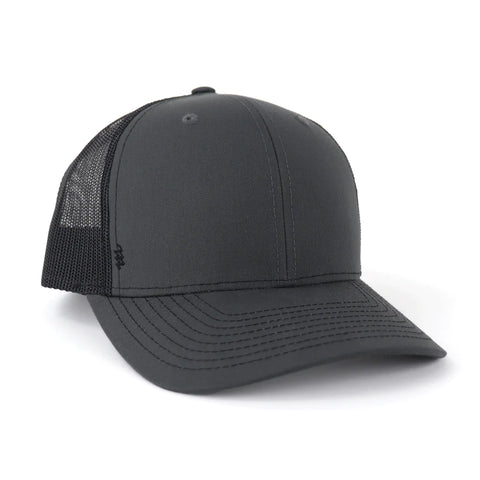 Embroidered Zusa Charcoal/Black Open Road Trucker Cap