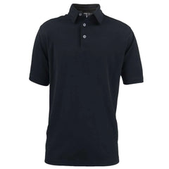 Custom Zusa Men's Black Everyday Pique Polo