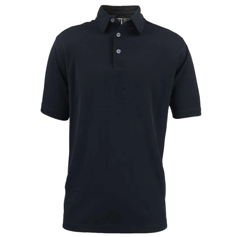 Custom Zusa 3 Day Men's Black Everyday Pique Polo