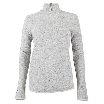 Customized Zusa 3 Day Women's Oatmeal Chilly Fleece Quarter Zip