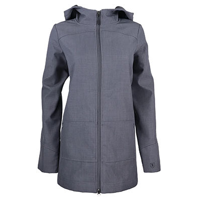 Custom Zusa Women's Grey Cross-Hatch Wanderlust Traveler Jacket