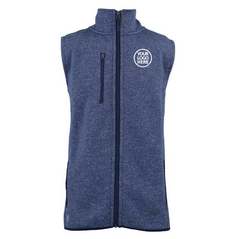 Zusa Men's True Navy Heather Midtown Fleece Vest