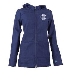 Zusa Women's Navy Cross-Hatch Wanderlust Traveler Jacket