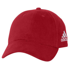 Logo-Embroidered adidas Golf Power Red Heather Core Performance Relaxed Cap