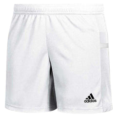 Custom adidas Women's White/Black Team 19 Knit Shorts