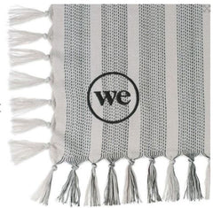 Corporate logo-embroidered blankets and towels