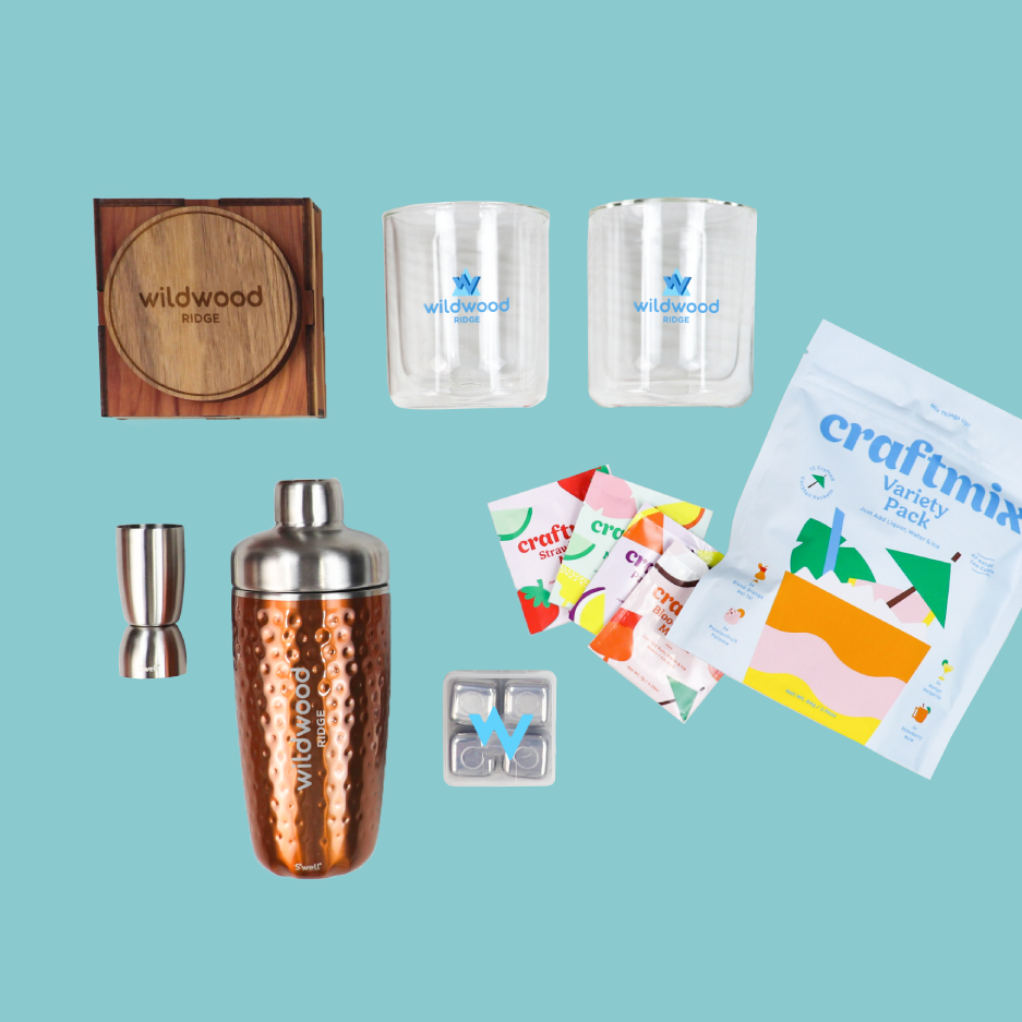 Shop the Cocktail Lovers corporate gift set to help celebrate the good times for your company