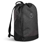 A black and gray custom Callaway backpack or Callaway golf bag