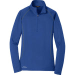 Create a corporate gift the whole team will love with custom logo embroidered Eddie Bauer quarter-zips for women