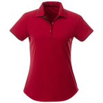 red corporate Elevate women's polo shirts