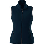 teal blue corporate Elevate women's vest from Merchology