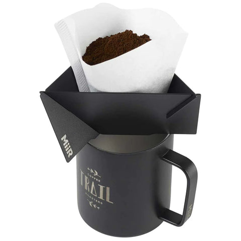 Add your company logo to the custom MiiR Pourigami Coffee Cup setup