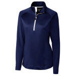 Sleek and business casual, shop corporate Cutter and Buck quarter-zips for women