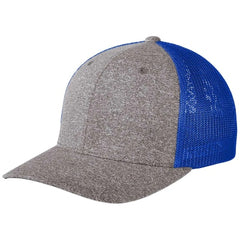 Custom logo-branded Port Authority trucker hats are available fast for company events and spring parties