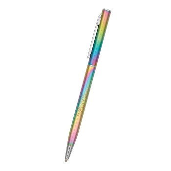 Add your company logo to a rainbow pride pen for a great way to show support to LGBTQIA employees