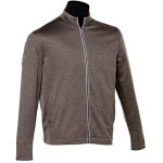 A gray custom Callaway sweatshirt, zip-up, or mid-layer for men