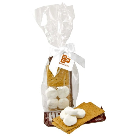 Add your company logo to the corporate Smores Kit for your employee gift boxes