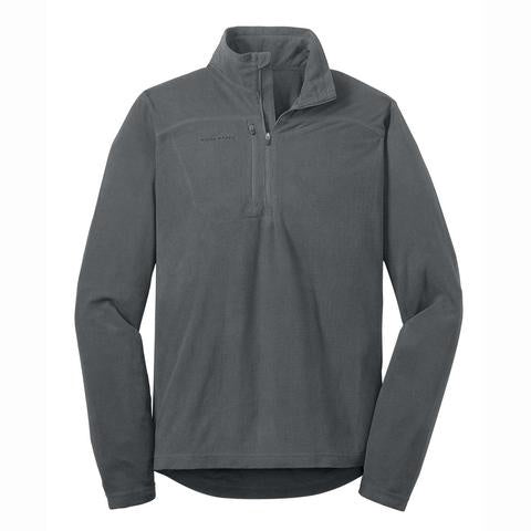 Add your company logo to the Eddie Bauer Quarter Zip Grid Fleece Pullover from Merchology!