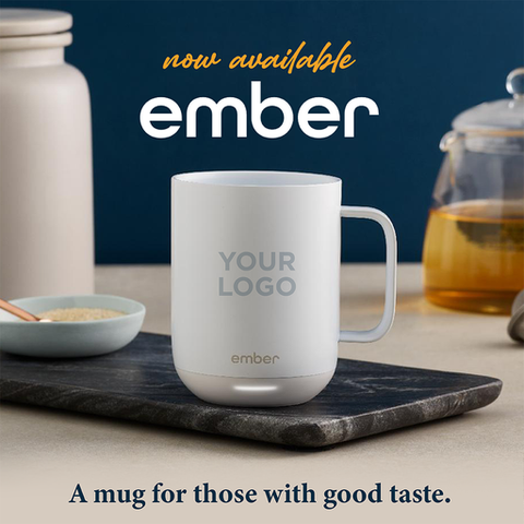 Custom Logo Ember Mug as an Onboarding Gift for New Hires