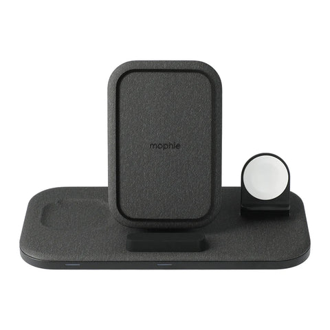 Branded mophie Black 3-in-1 Wireless Charging Stand