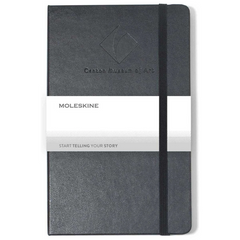 Personalized Moleskine Hard Cover Ruled Large Notebooks