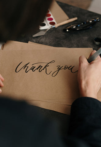 Write Thank Your Notes for Donors