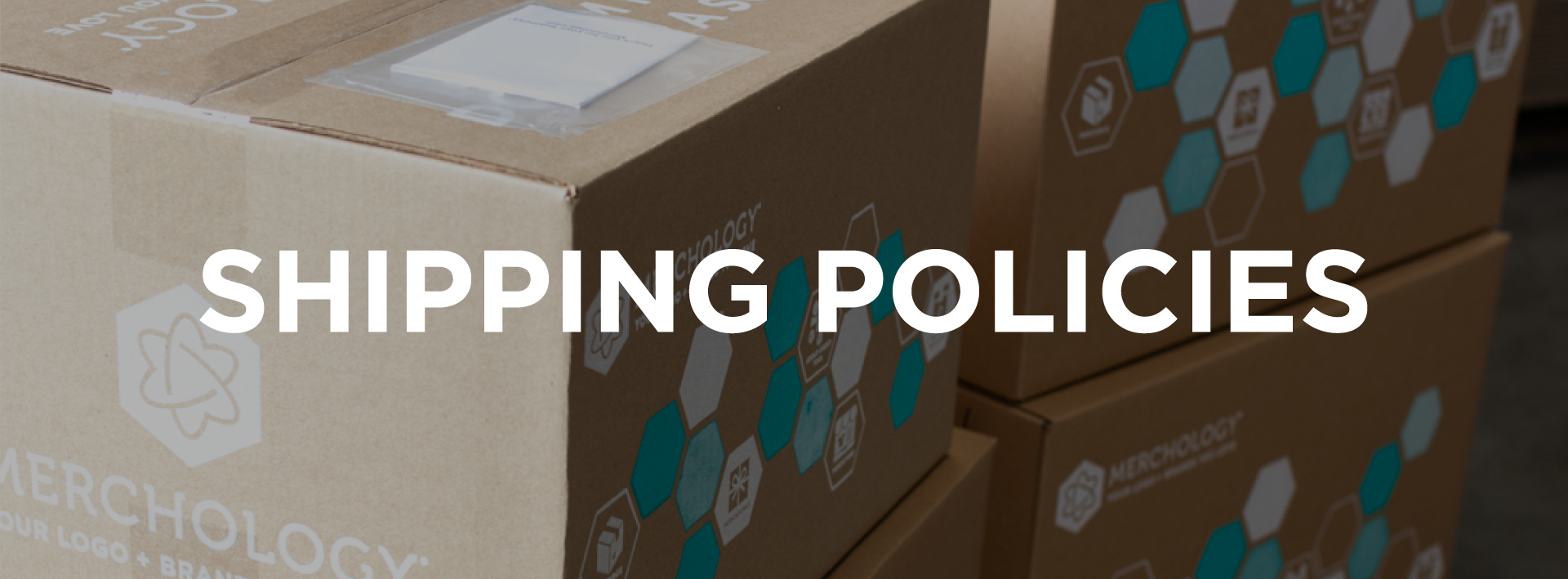 Learn more about Merchology's shipping options and policies for your perfect corporate gift order!