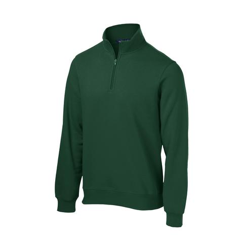 Add your company logo to the Sport Tek Quarter Zip Sweatshirt from Merchology!