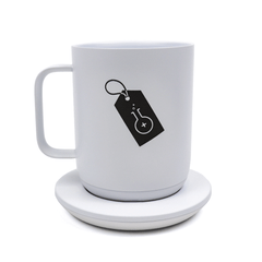Personalized Ember White Mug 10 oz.