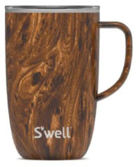 custom teakwood s'well mug