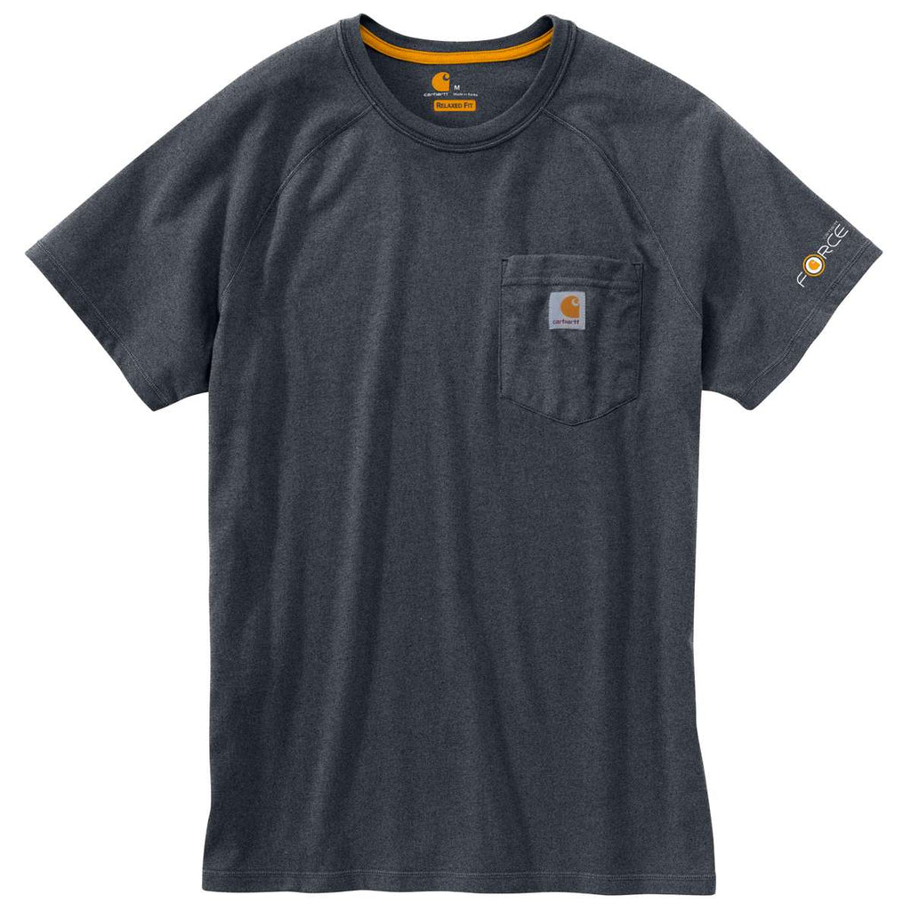 Carhartt Men's Tall Granite Heather Force Cotton Short Sleeve T-Shirt