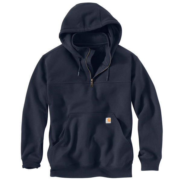 Carhartt Men's New Navy Rain Defender Paxton Heavyweight Hooded Zip Mo